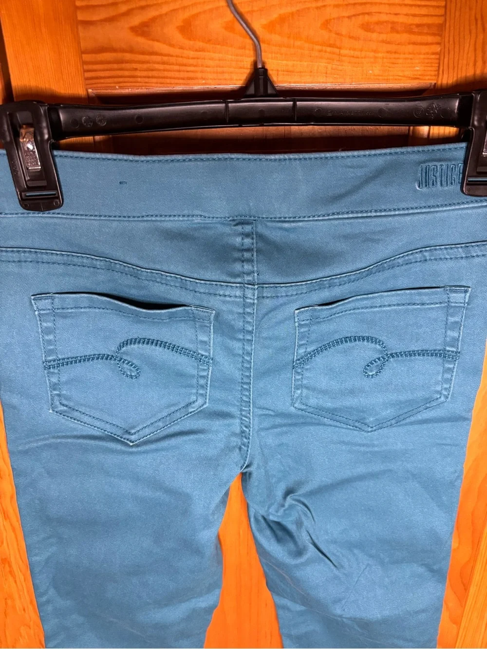 Justice Teal Girls' Pull-On Leggings